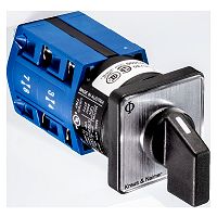 Umschalter m.0,1polig,60�,2-Lochbef.