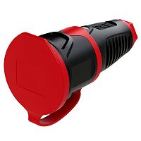 Taurus2 Gummi-Kupplung DB natIP54 (schwarz/rot)