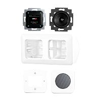 Komplettset Busch-Radio DAB+ f�r die Eckmontage Radio alpinw