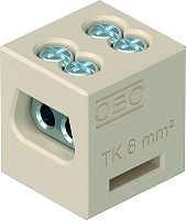 Keramikklemme doppelt f�r FireBox T 6 mm� 5 st�ck
