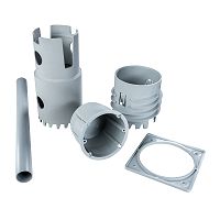 W�rmed�mmungsdose inkl. Bohrerf�r nachtr�g. Einsatz in WDVS