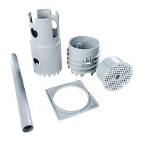 Montageplatte inkl. Bohrer f�rnachtr�glichen Einsatz in WDV