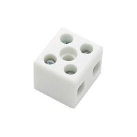 Keramikklemme 10mm� 2-polig