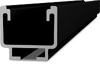 Montageschiene SolidRail Light, 4,80 m Black 20 St�ck