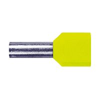 Zwill-Aderendh�lse, blau 2 x 16,0qmm - 14mm VE 100, DIN