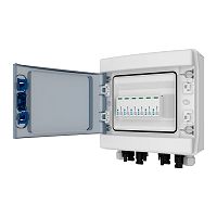 PV DC SPD �berspannungsschutzbox 2IN+2OUT Typ 12 MC4