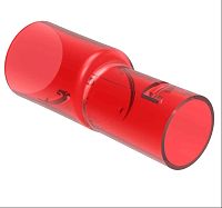 bergangsmuffe M20 / M25 transparent-rot, Betonbau