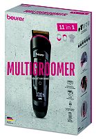 Multigroomer Akku/Netz titanbesch.Klinge 11Aufs. IPX7 LED sw