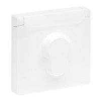 SEANO 1-fach Feuchtraumabdeckung IP44 f�r Schl�sselschalter,