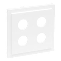SEANO Abdeckung Lautsprecher 2-fach mit 4 mm-Buchse, Farbe: