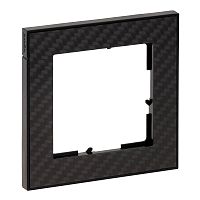 SEANO+ 1-fach Rahmen mit Echtmaterialoberfl�che in der Farba