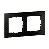SEANO+ 2-fach Rahmen mit Echtmaterialoberfl�che in der Farba