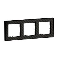 SEANO+ 3-fach Rahmen mit Echtmaterialoberfl�che in der Farba