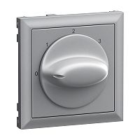 SEANO Abdeckung f�r 3-Stufenschalter (0,1,2,3), Farbe: Alumi