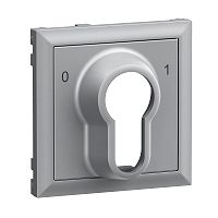 SEANO Abdeckung f�r DIN-Schl�sselschalter 0 1, Farbe: Alum