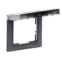 SEANO 1-fach Rahmen mit Klappdeckel IP44 in Farbausf�hrung A