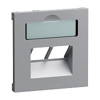 SEANO Abdeckung 2x RJ45 f�r Datendosen Fremdfabrikate, Farbe