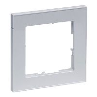 SEANO+ 1-fach Rahmen in der Farbausf�hrung Aluminium lackier