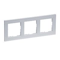 SEANO+ 3-fach Rahmen in der Farbausf�hrung Aluminium lackier