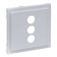 SEANO Abdeckung f�r 3-fach RCA(Cinch)-Anschlussdose, Farbe: