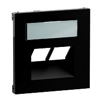 SEANO Abdeckung 2x RJ45 f�r Datendosen Fremdfabrikate, Farbe