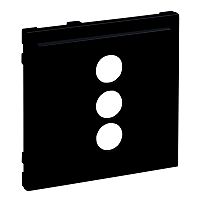 SEANO Abdeckung f�r 3-fach RCA(Cinch)-Anschlussdose, Farbe: