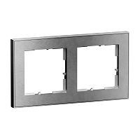 SEANO+ 2-fach Rahmen mit Echtmaterialoberfl�che, Farbausf�hr