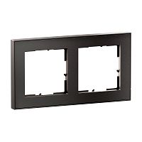 SEANO+ 2-fach Rahmen mit Echtmaterialoberfl�che, Farbausf�hr