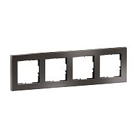 SEANO+ 4-fach Rahmen mit Echtmaterialoberfl�che, Farbausf�hr