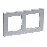 SEANO+ 2-fach Rahmen in der Farbausf�hrung Titanium lackiert