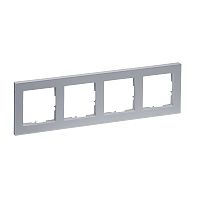SEANO+ 4-fach Rahmen in der Farbausf�hrung Titanium lackiert