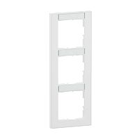 SEANO+ 3-fach Rahmen vertikalmit Beschriftungsfeld, Farbaus