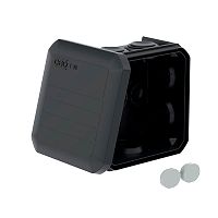 Kabelabzweigkasten mit Einf�hrungen 90x90x52 Polypropylen schwarz 5 St�ck