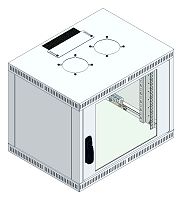B�ro-Wandgeh�use 9HE, 600x483x450mm, RAL 7035