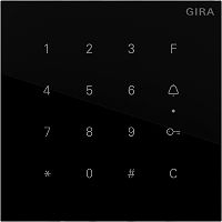 Gira Keyless In Codetastaturmodul System 106 G Schwarz