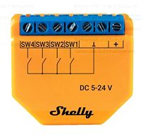 Shelly Unterputz ''Wave i4 DC'' Szenenaktivierer 12 Aktionen
