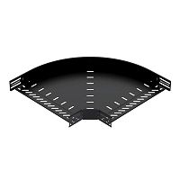 Bogen 90 fr Kabelrinne, horizontal 60x400 Stahl PES135 -