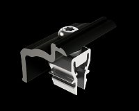 PREVARIO Endklemme 28-37 mm, schwarz eloxiert