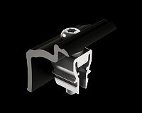 PREVARIO Endklemme 37-47 mm, schwarz eloxiert 40 Stk.