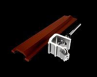 PREVARIO Solarhalter Sunny Spezial 12x250 mm,04 P.10 ziegelr