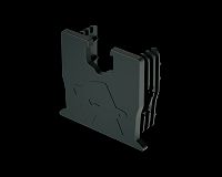 PREVARIO Schienenkappe, grau