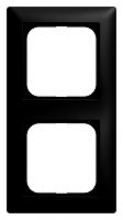 Abdeckrahmen 2-fach schwarz matt - balance�SI