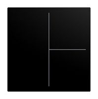 Abdeckung f�r Keypad 3-fach schwarz matt - balance�SI