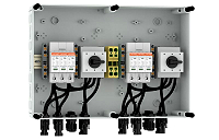 String box 2MPP (Strings/MPP 1-2) Typ 1+2 & MC4 Steckern