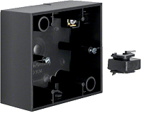 S.1 AP-Gehaeuse 1fach anth matt