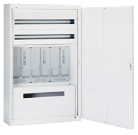 Hager ZW312W-TK AP-Zaehlerverteiler SKI 3Z/2RTirol/Kaernt.H1176xB747xT250mm