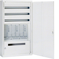 AP-Zaehlerverteiler SKI 3Z/3R Burgenland H1326xB747xT250mm ZW313W-B