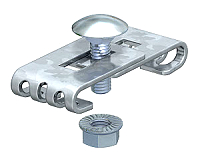 Eckverbinder fr Gitterrinne Stahl galvanisch verzinkt 20 Stck