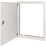 3-Stufen UP-trrahmen m.Stahlblechtr Schwenkhebel, wei